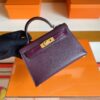mmexport1715940720596-1024x792-1 H Factory Bags mini kelly touch Epsom & Shiny crocodile N5 Gallon purple Gold Hardware 19cm Full Handmade