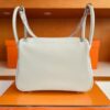 H Factory Bags Lindy Swift Cream White & Grey Silver Hardware 26cm Full Handmade